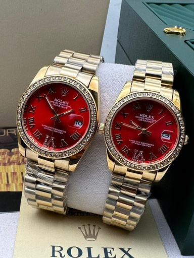 ROLEX OYSTER PERPECTUAL DAY - DATE RED EDITION WATCH