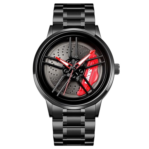 RS CHRONO Men's Watch New Wheels Rolling Creative Fashion Che Youhui League Fans Butterfly Double Snap Gift Wristwatch - 1990